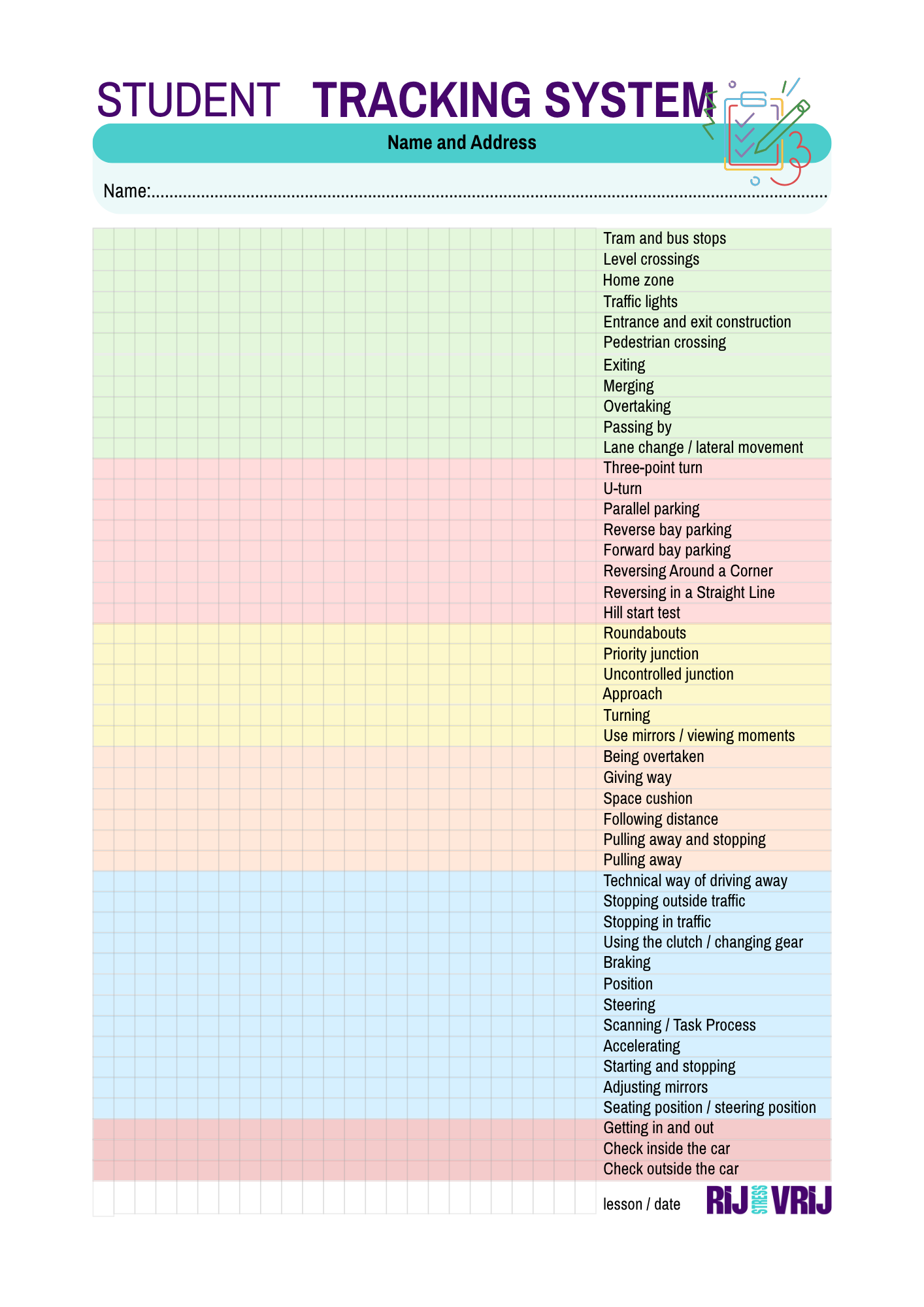 34. Driving in pictures - instructionbook (loose page)