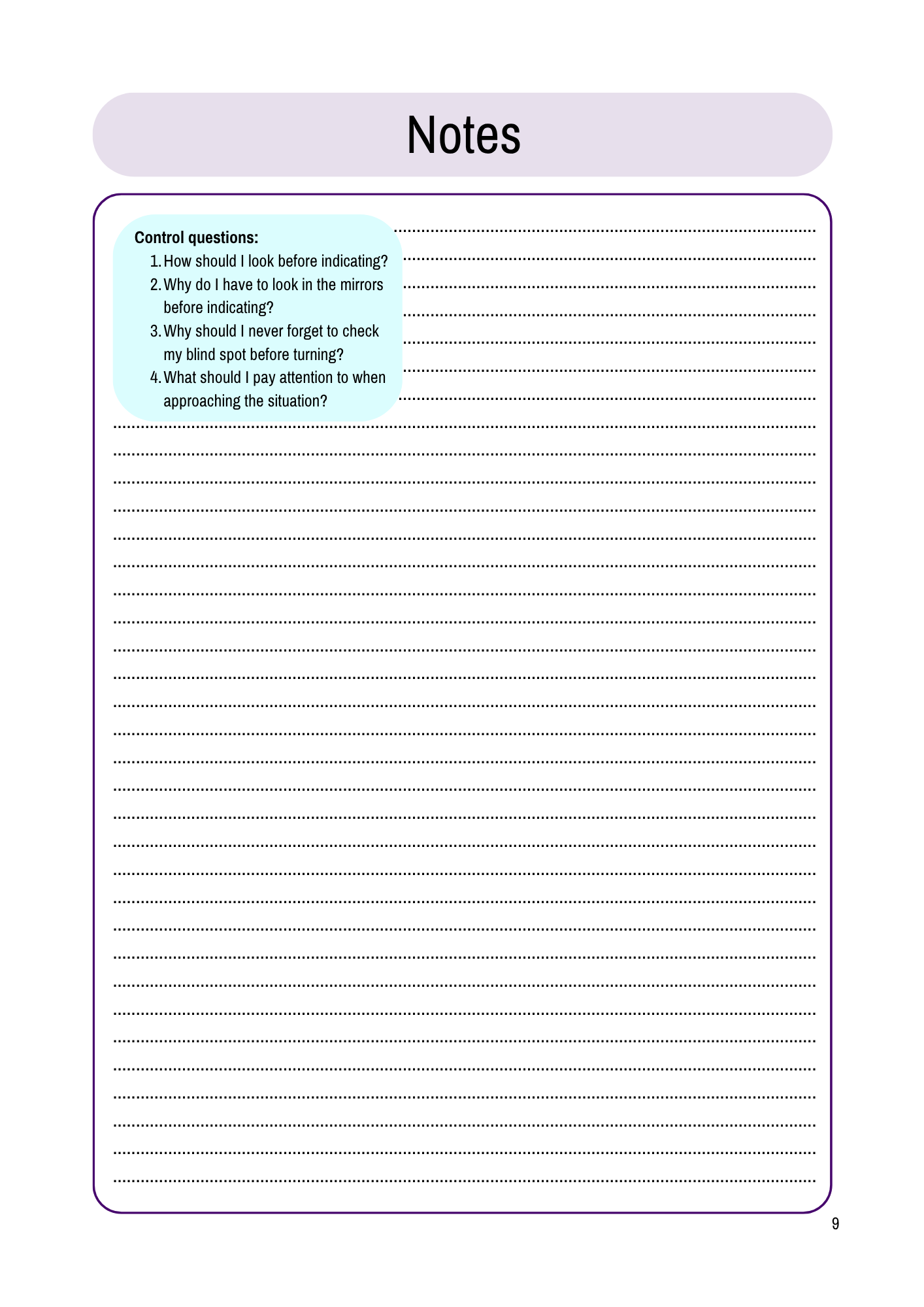 24. Digital Driving in pictures - your practice book with pictures