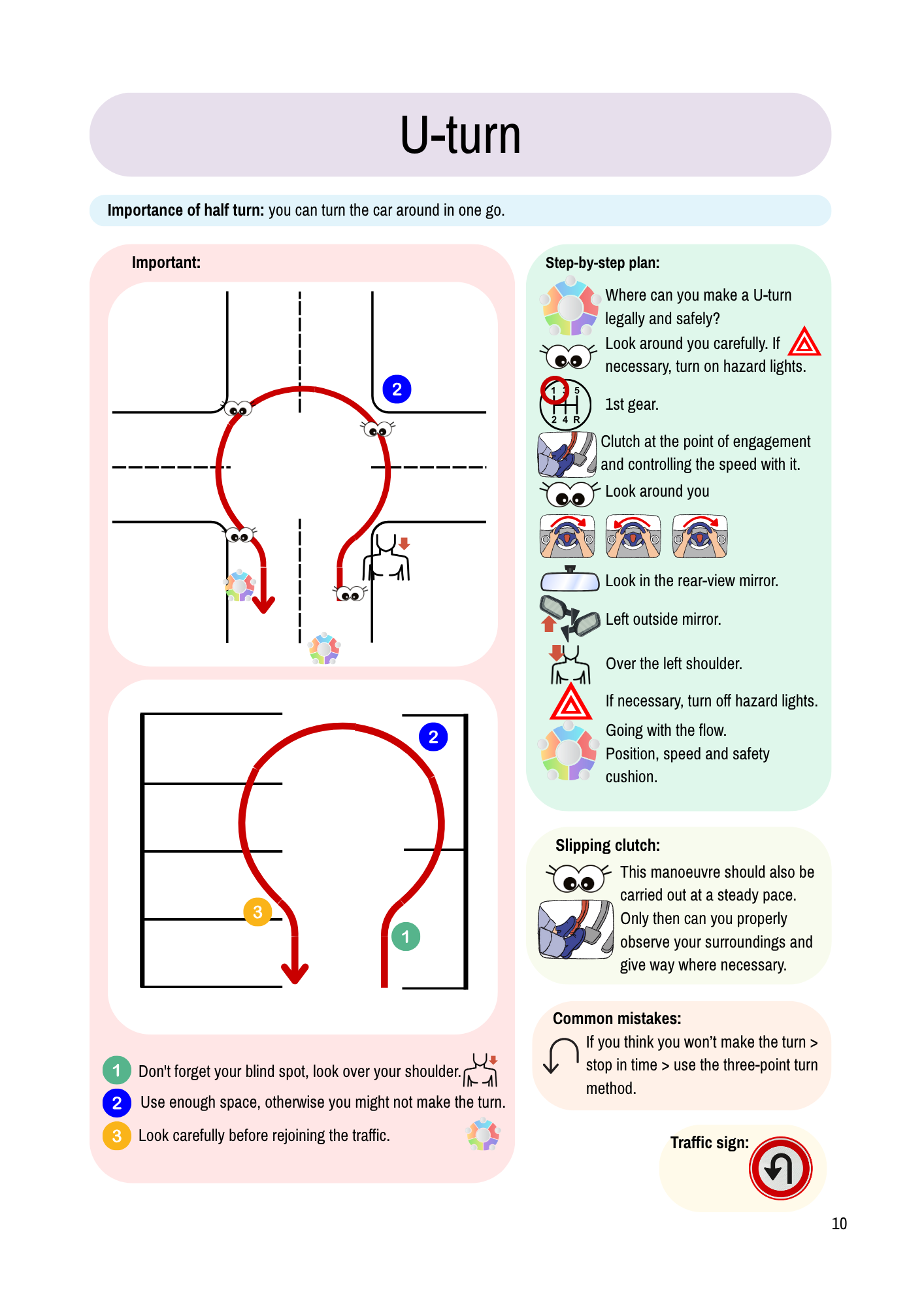 19. Driving in pictures - your practice book with pictures
