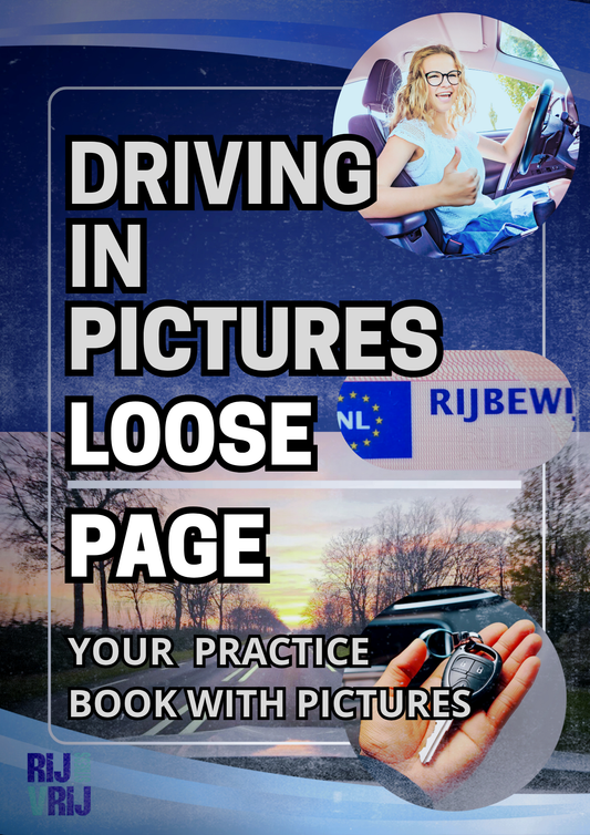 32. Driving in pictures - your practice book with pictures (loose page)